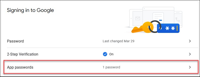 App Specific Passwords