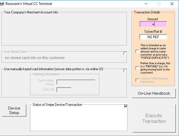 Rossware Virtual Terminal