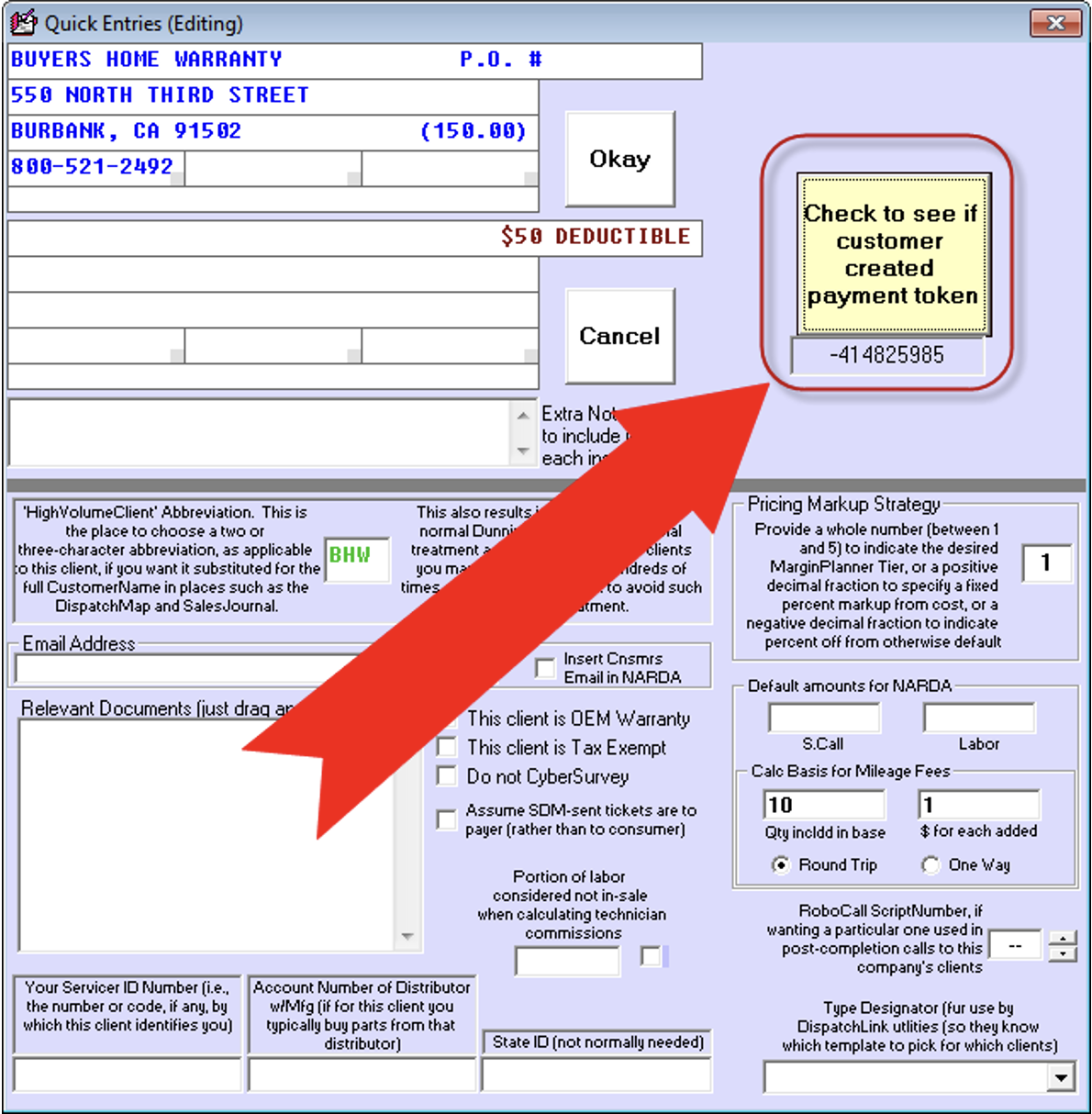 Virtual terminal interface