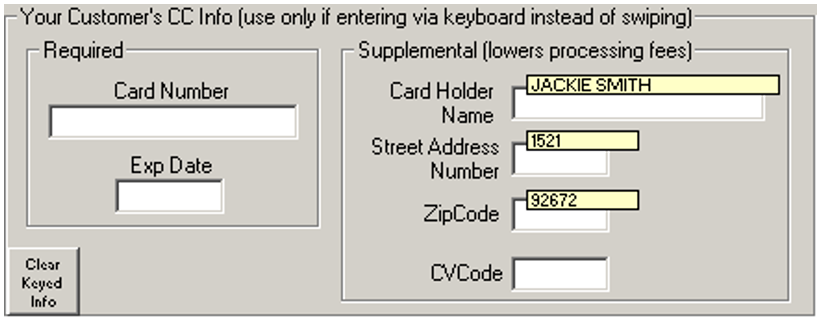 Virtual terminal interface